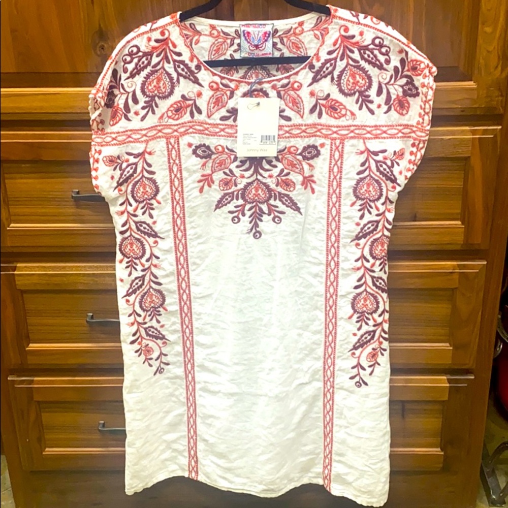 Johnny Was Mexican Shift Tunic Dress